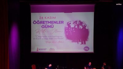 Sancaktepe Belediyesi tarafından 24 Kasım Öğretmenler Günü'ne özel gerçekleşen konserde