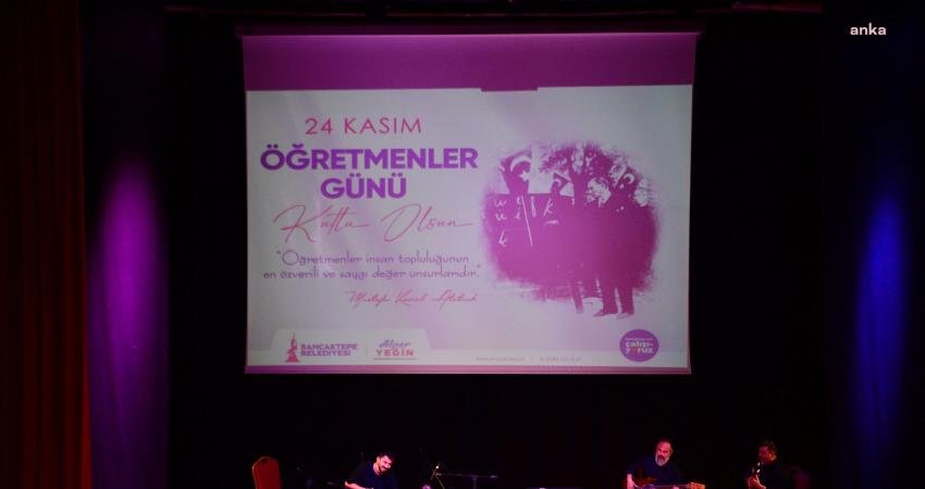 Sancaktepe Belediyesi tarafından 24 Kasım Öğretmenler Günü'ne özel gerçekleşen konserde