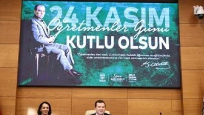 Silivri Belediye Başkanı Bora Balcıoğlu, 24 Kasım Öğretmenler Günü dolayısıyla