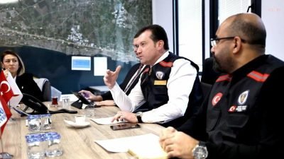 Silivri Belediye Başkanı Bora Balcıoğlu, Silivri Afet Koordinasyon Merkezi’nde ilçeyi