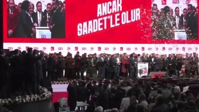 Saadet Partisi Genel Başkanı Mahmut Arıkan, "81 ilde, 973 ilçede,