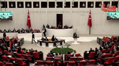 TBMM Genel Kurulu'nda, AK Parti ve CHP arasında "kayyum" tartışması