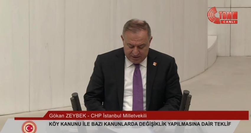 TBMM Genel Kurulunda, Köy Kanunu İle Bazı Kanunlarda Değişiklik Yapılmasına