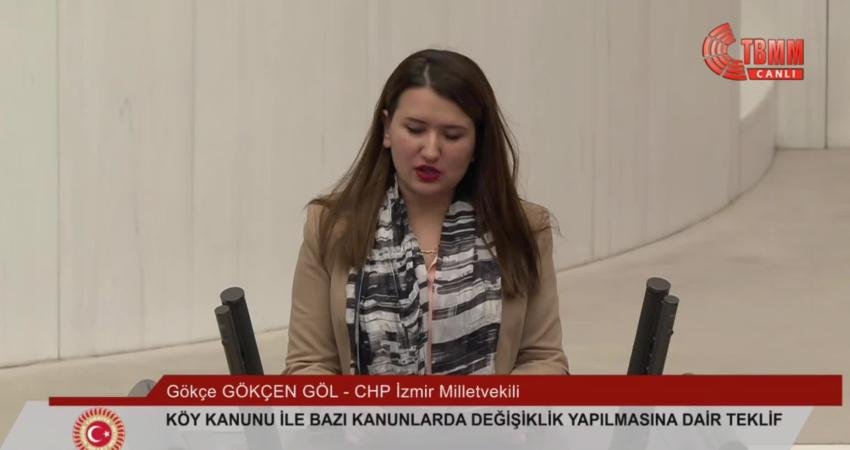 TBMM Genel Kurulu'nda, Köy Kanunu İle Bazı Kanunlarda Değişiklik Yapılmasına