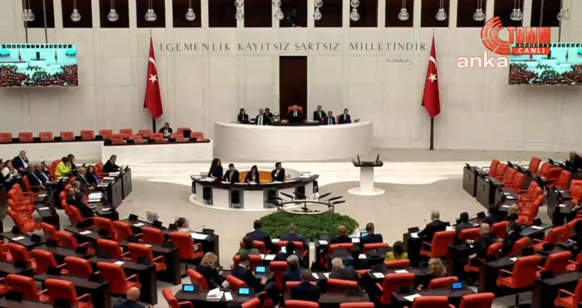 TBMM Genel Kurulu'nda CHP'nin 'kayyum atamalarına' ilişkin verdiği önergeyle ilgili