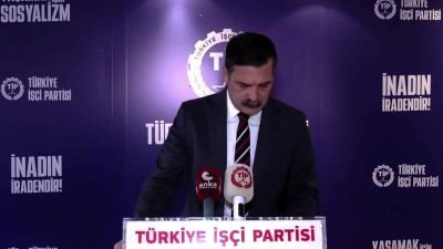 Türkiye İşçi Partisi (TİP) Genel Başkanı Erkan Baş, partisinin İstanbul