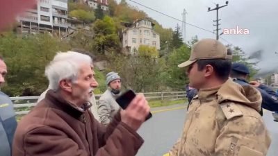 Trabzon Uzungöl'de gerçekleştirilmesi planlanan HES projesi için firmanın dün akşam saatlerinde