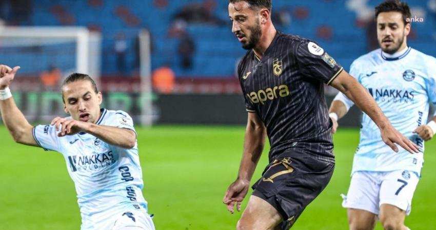 Trendyol Süper Lig'de 13. hafta maçında Trabzonspor sahasında ağırladığı Adana