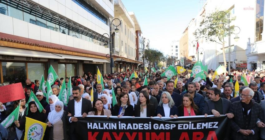 DEM Parti Eş Genel Başkanı Tülay Hatimoğulları, Diyarbakır’da belediyelere kayyum