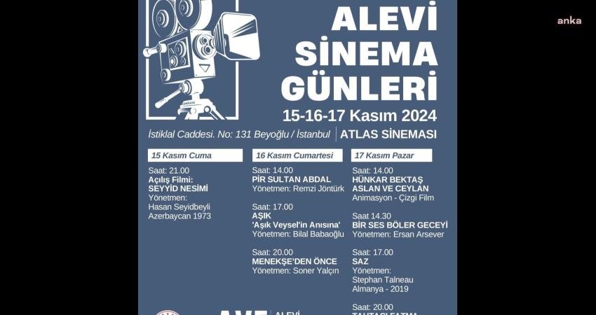 Alevi Vakıflar Federasyonu öncülüğünde Türkiye’de ilk kez gerçekleştirilecek Alevi Sinema