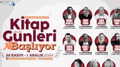 Tuzla Belediyesi tarafından düzenlenen Kitap Günleri, 22 Kasım’da Tuzla Sahil