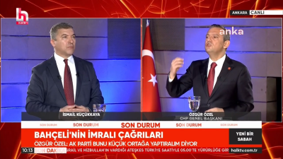 CHP Genel Başkanı Özgür Özel, MHP Genel Başkanı Devlet Bahçeli'nin