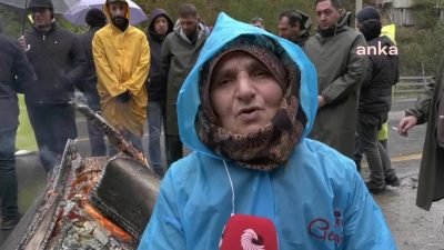 Trabzon Uzungöl'de gerçekleştirilmesi planlanan HES projesine karşı yurttaşların başlattığı nöbet