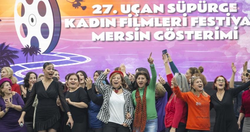 27’nci Uçan Süpürge Kadın Filmleri Festivali ilk kez Mersin'de düzenlendi.