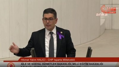TBMM Genel Kurulu'nda konuşan CHP Isparta Milletvekili Yalım Halıcı, "Bir emekçi,
