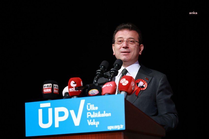 TBB ve İBB Başkanı Ekrem İmamoğlu, Ülke Politikaları Vakfı ve