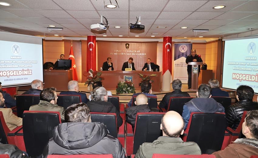 Ankara Berberler Esnaf ve Sanatkarlar Odası Bilgilendirme ve İstişare Toplantısı,