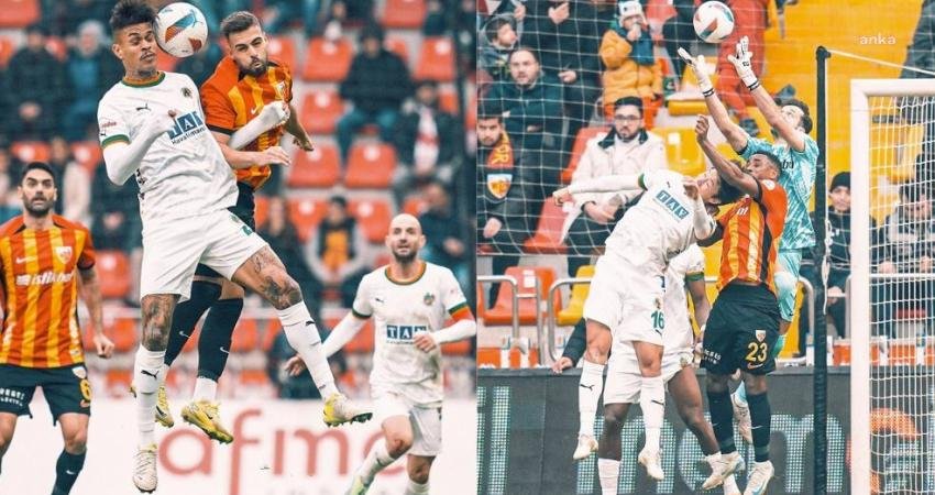 Trendyol Süper Lig'de 15'inci hafta maçında Bellona Kayserispor sahasında Corendon