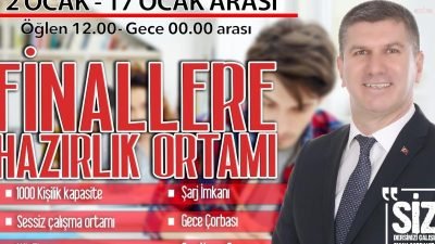 Burdur Belediyesi,  Konferans ve Sergi Salonu'nu, 2-17 Ocak günleri