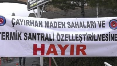 Ankara'nın Nallıhan ilçesinde bulunan Çayırhan Termik Santrali ve Maden Ocağı'nda