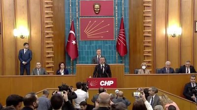 CHP Genel Başkanı Özgür Özel, Balıkesir'in Karesi ilçesinde bir mühimmat