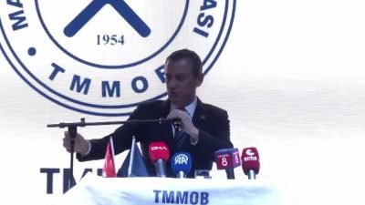 CHP Genel Başkanı Özgür Özel, Türkiye Mimarlar Mühendisler Odası Başkanlığı (TMMOB)