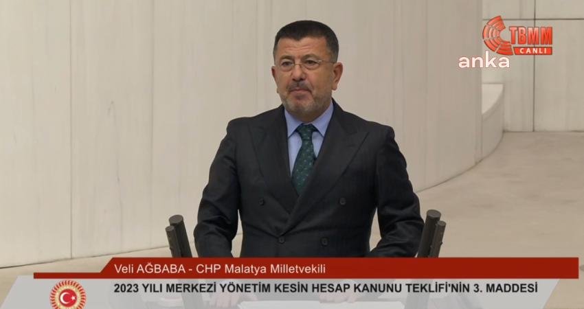 CHP Malatya Milletvekili Veli Ağbaba, 22 bin 104 liralık asgari