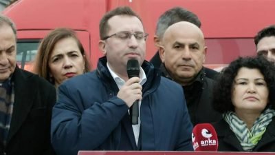 Esenyurt Belediye Başkanı Ahmet Özer’in tutuklanarak yerine kayyum atanmasına karşı