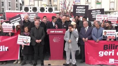 Esenyurt Belediye Başkanı Ahmet Özer’in tutuklanarak yerine kayyum atanmasına karşı