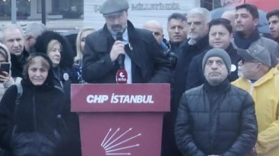 Esenyurt Belediye Başkanı Ahmet Özer’in tutuklanarak yerine kayyum atanmasına karşı
