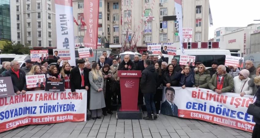 Esenyurt Belediye Başkanı Ahmet Özer’in tutuklanarak yerine kayyum atanması üzerine