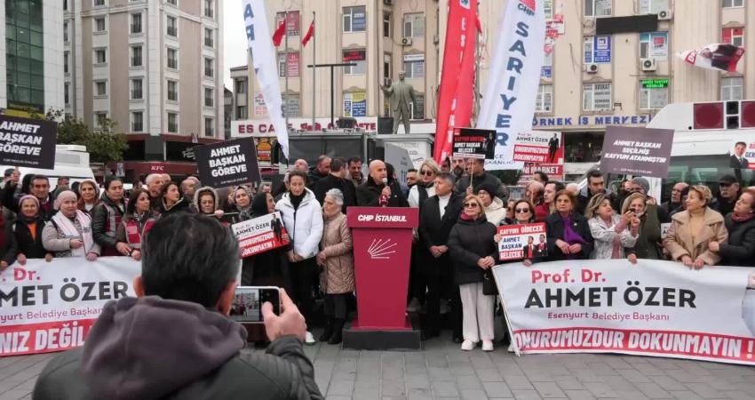 Esenyurt Belediye Başkanı Ahmet Özer’in tutuklanarak yerine kayyum atanması üzerine