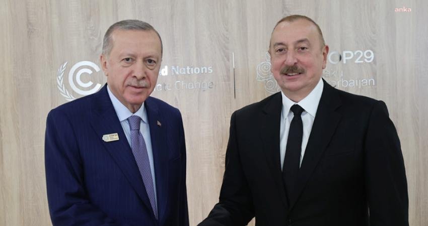 Cumhurbaşkanı Recep Tayyip Erdoğan, Azerbaycan Cumhurbaşkanı İlham Aliyev ile telefonda