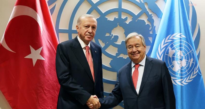 Cumhurbaşkanı Recep Tayyip Erdoğan, Birleşmiş Milletler (BM) Genel Sekreteri Antonio
