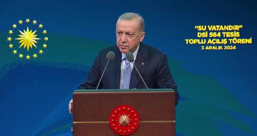Cumhurbaşkanı Recep Tayyip Erdoğan, Cumhuriyet Halk Partisi yönetiminin çevreyle ilgili