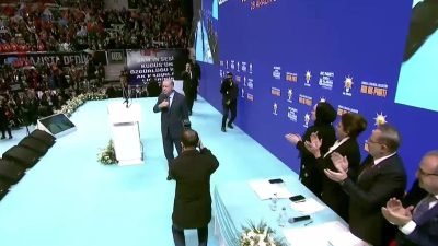 Cumhurbaşkanı Recep Tayyip Erdoğan, partisinin Bursa 8’inci Olağan İl Kongresi'nde