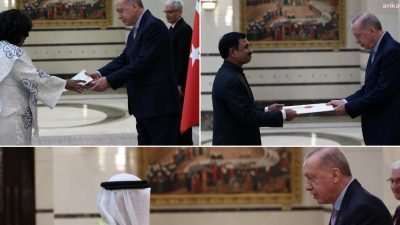 Cumhurbaşkanı Recep Tayyip Erdoğan, Sierra Leone'nin Ankara Büyükelçisi Francess Virginia