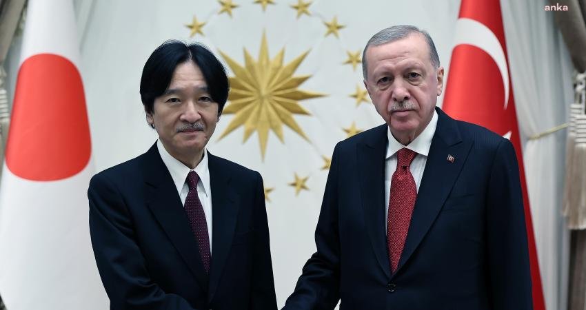 Cumhurbaşkanı Recep Tayyip Erdoğan, Japonya Altes Veliaht Prensi Akshino Fumihito'yu
