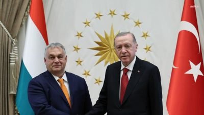 Cumhurbaşkanı Recep Tayyip Erdoğan, Macaristan Başbakanı Viktor Orban ile Cumhurbaşkanlığı'nda