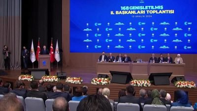 Cumhurbaşkanı ve AK Parti Genel Başkanı Recep Tayyip Erdoğan, partisinin