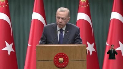 Cumhurbaşkanı Recep Tayyip Erdoğan, Kabine Toplantısı'ndan sonra yaptığı açıklamada; "13