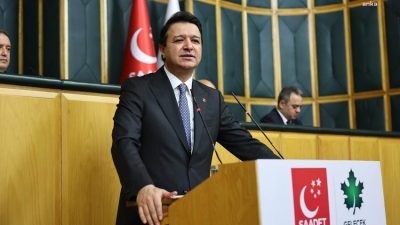 Saadet Partisi Genel Başkanı Mahmut Arıkan, Saadet-Gelecek Partisi ortak grup