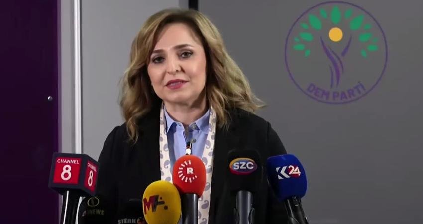 DEM Parti Sözcüsü Ayşegül Doğan, Abdullah Öcalan ile görüşme konusunda