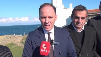 CHP Genel Başkan Yardımcısı Deniz Yavuzyılmaz, Sinop Nükleer Santrali sahasında