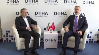 Dışişleri Bakanı Hakan Fidan, Doha'da İran Dışişleri Bakanı Arakçi ile