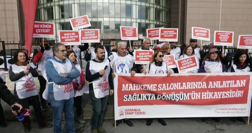 İstanbul Tabip Odası (İTO), Yenidoğan Çetesi Davası'nın görüldüğü Bakırköy Adliyesi