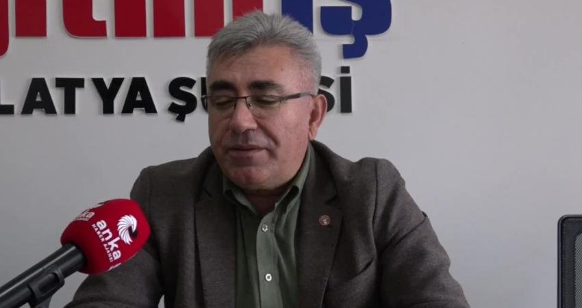 Eğitim-İş Sendikası Malatya Şube Başkanı Hüseyin Kara, 2024 yılının büyük sorunlarla