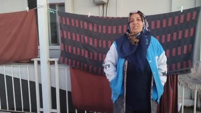 Elazığ'da 2020 yılında meydana gelen depremde evi yıkılan ve maddi durumu