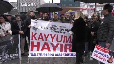 CHP İstanbul Milletvekili Enis Berberoğlu, Esenyurt’taki Demokrasi Nöbeti’nde; “O kayyum