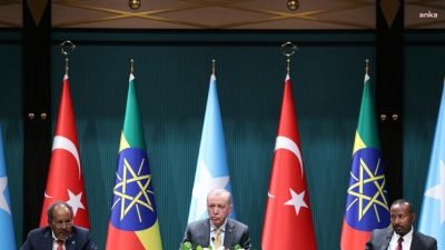 Cumhurbaşkanı Recep Tayyip Erdoğan, Somali Cumhurbaşkanı Hasan Şeyh Mahmud ve